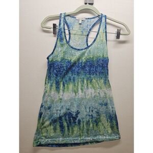 VTG 90s dELiA*s Tie Dye Racerback Tank Size S Indie Sleaze Mallgoth Grunge